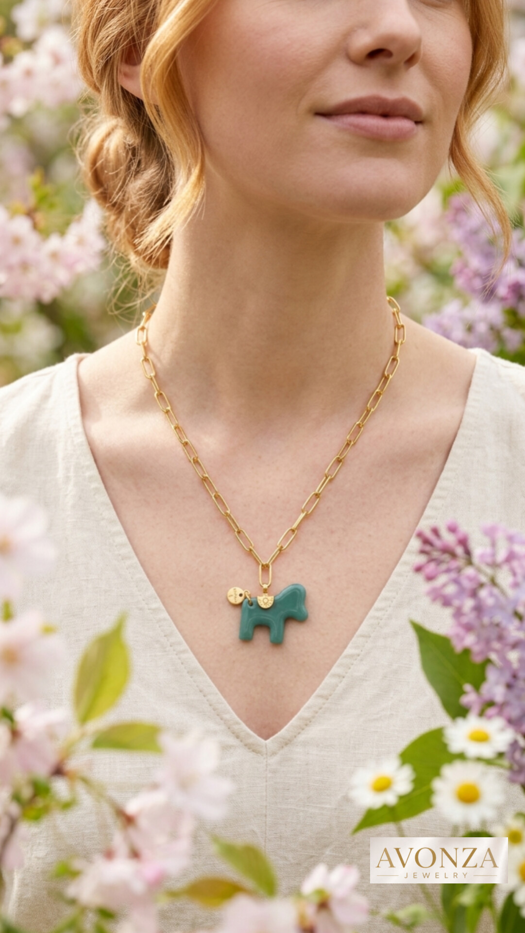 💚✨ Collar con Dije de Piedra Natural Sabanero foto 5