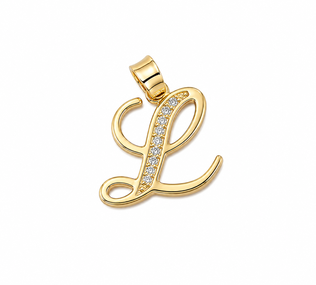 ✨ Collar Iniciales con Circonias – Chapa de Oro 14K ✨ foto 4