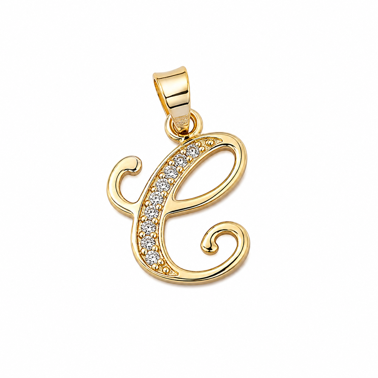 ✨ Collar Iniciales con Circonias – Chapa de Oro 14K ✨ foto 3